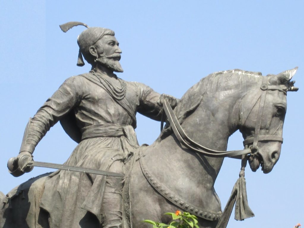 Statue of Shivaji- Founder of Maratha Kingdom In India