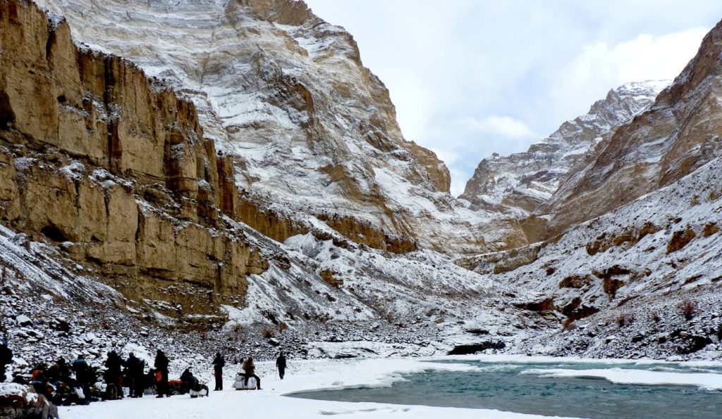 Frozen Zanskar river