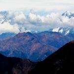 Cloudy Foothills Of Chopta Village in Uttrakhand