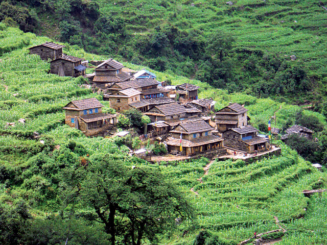 Dhola Village Hill Station in Dhading