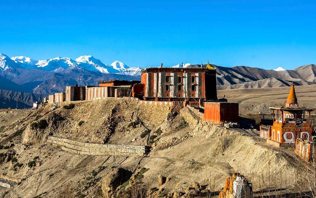 Tsarang Village Hill Station in Mustang