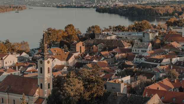 A town at Serbia