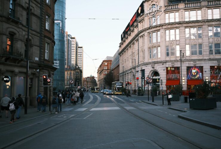 Tram derailment at Piccadilly tram stop - Photo by Max W on Pexels